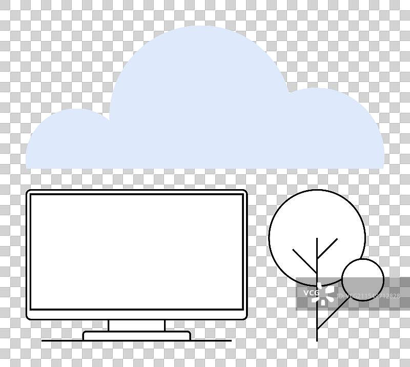 云计算与环境效率图片素材