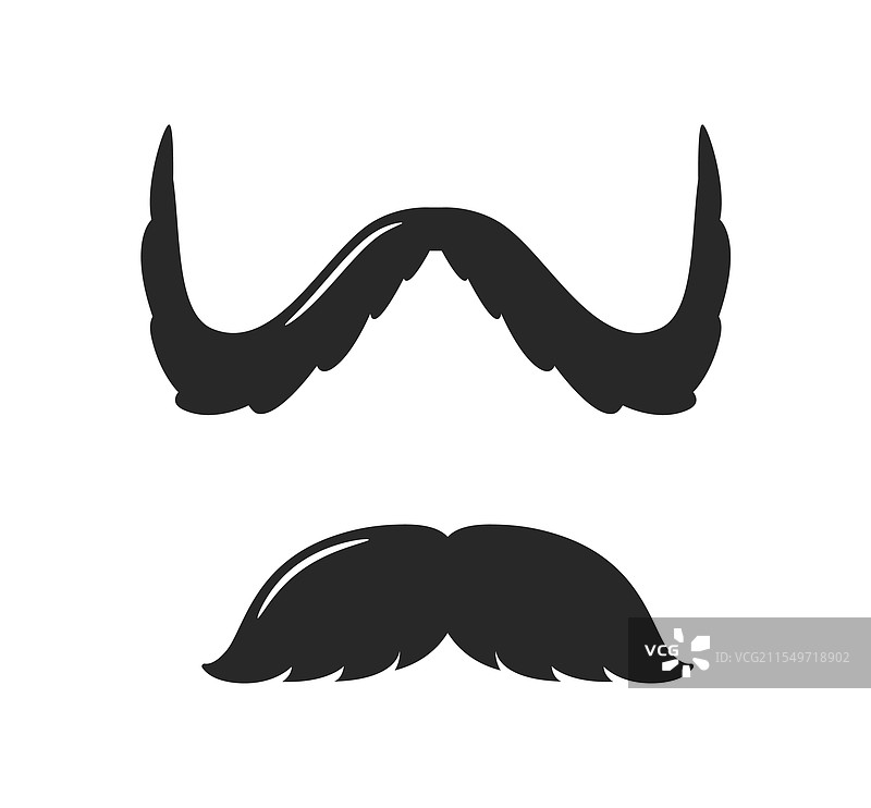 黑色胡子图片素材