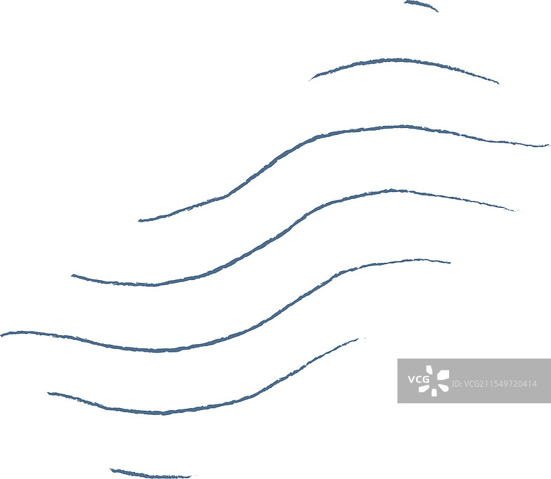 波浪邮票图片素材