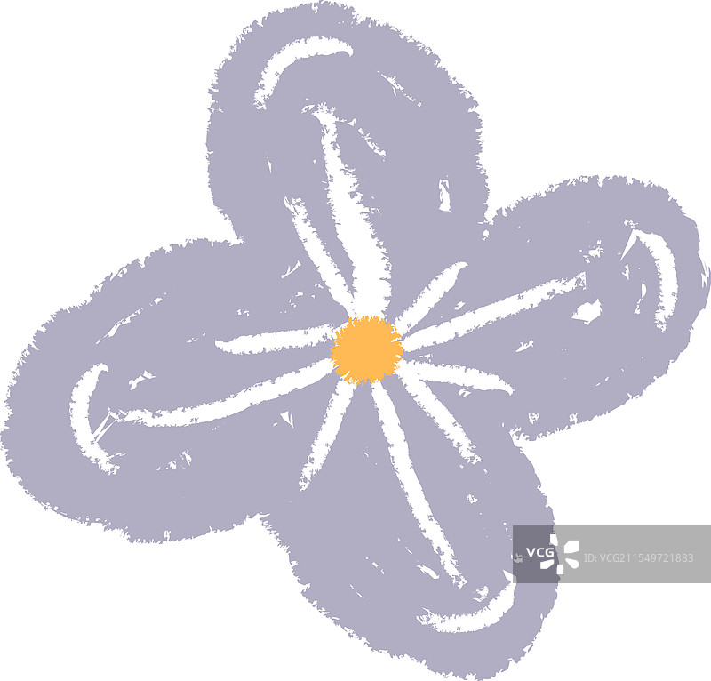 花朵蜡笔铅笔儿童艺术图片素材