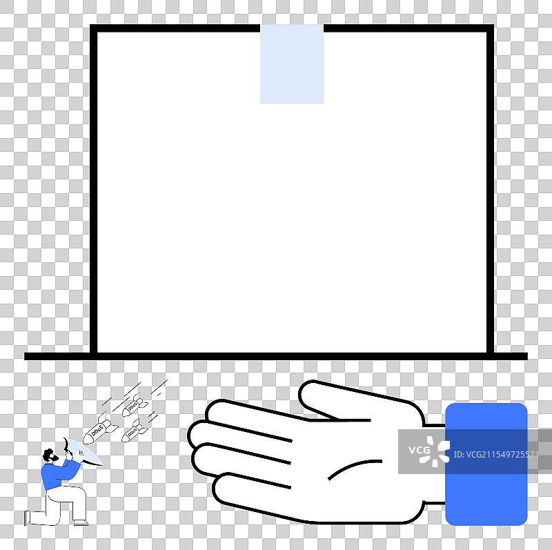 捕捉无错误代码的个人伸手去拿图片素材