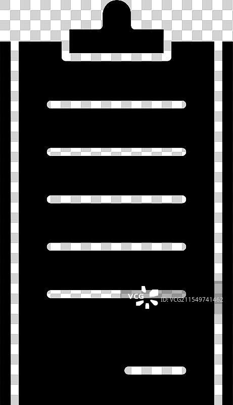 剪贴板图标logo设计模板，孤立展示图片素材