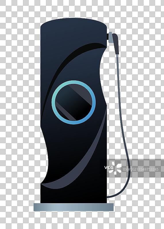 电动车充电站的汽车充电器图标图片素材