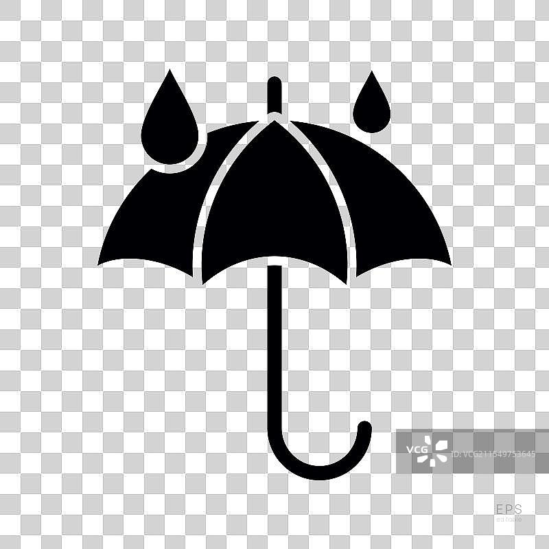 保持干燥，防潮包装符号图片素材