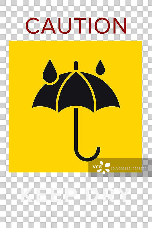 保持干燥，防潮包装符号图片素材