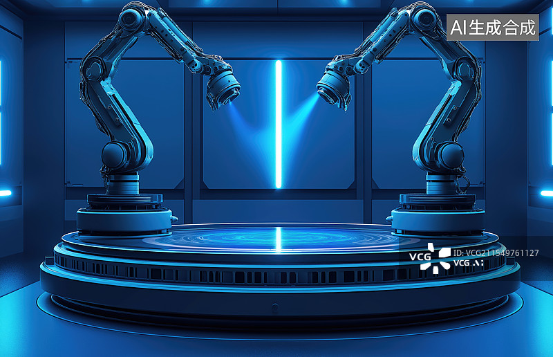 【AI数字艺术】机械制造图片素材