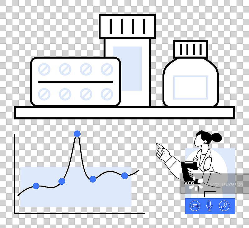 医疗分析与药物管理图片素材