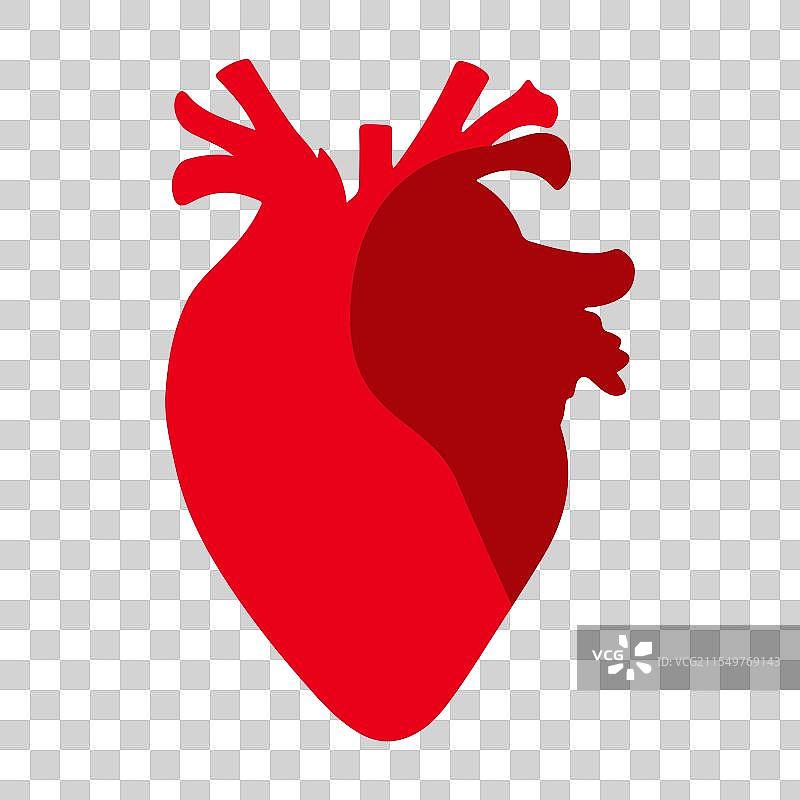 心形扁平图标图片素材