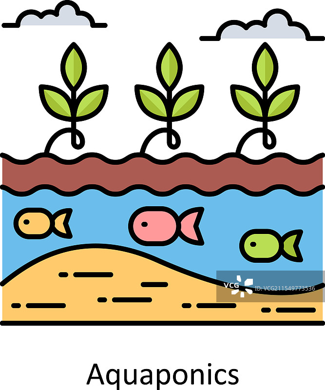 水培图标风格图片素材