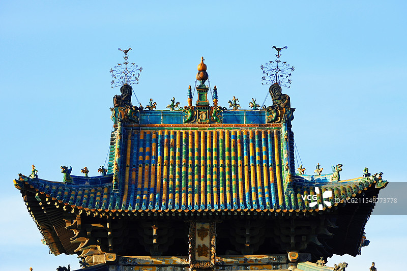 平遥古城市楼图片素材