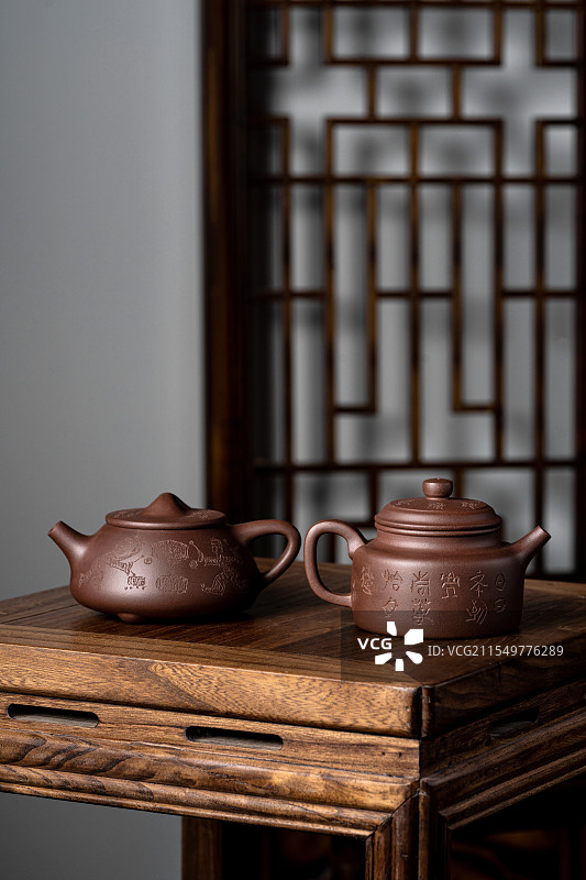 紫砂壶图片素材