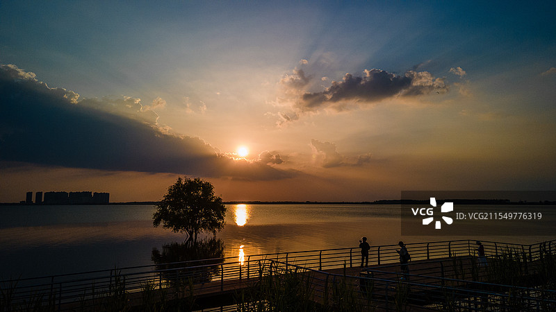 芜湖龙窝湖畔图片素材