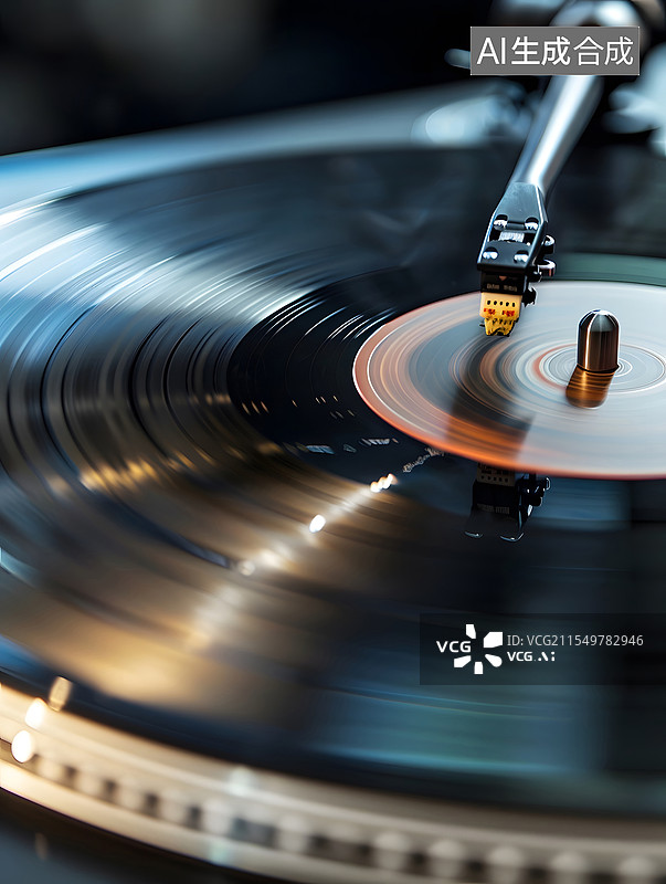 【AI数字艺术】唱片机图片素材