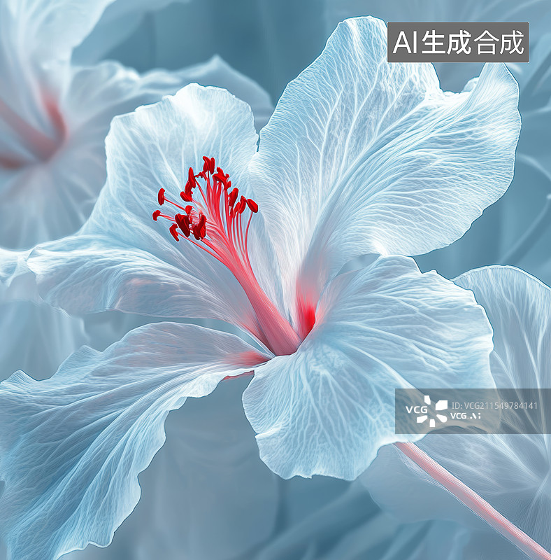 【AI数字艺术】一朵大白花图片素材