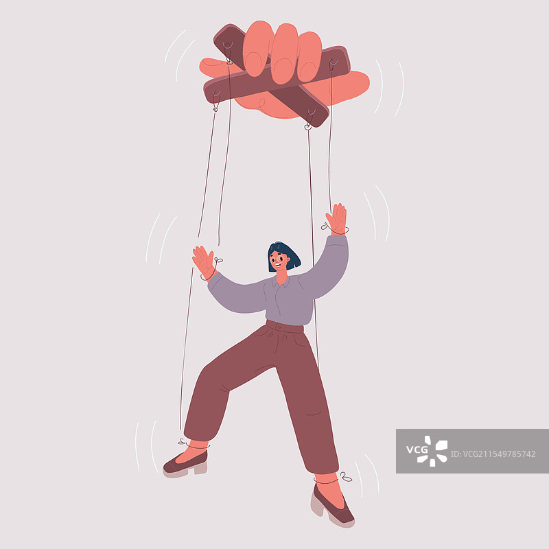 操控木偶的手图片素材