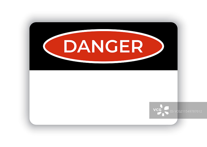 危险标志牌模型孤立展示图片素材