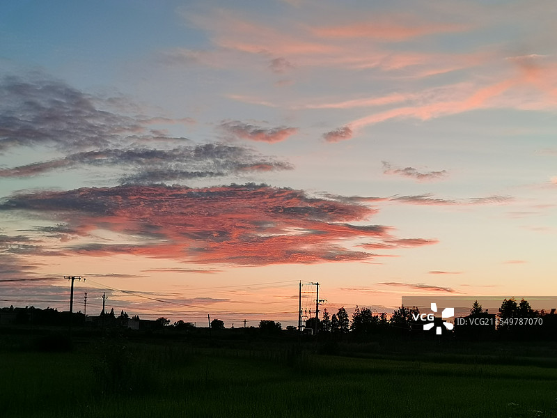 落日余晖图片素材