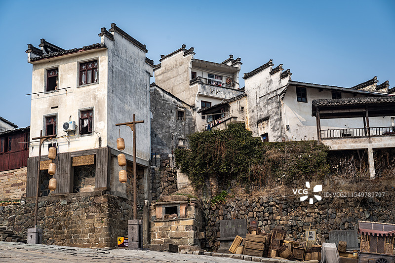 安徽歙县渔梁古镇图片素材