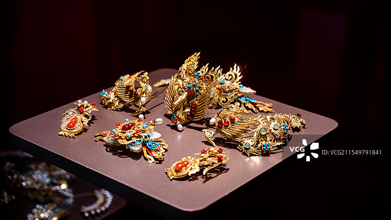 中式凤冠图片素材