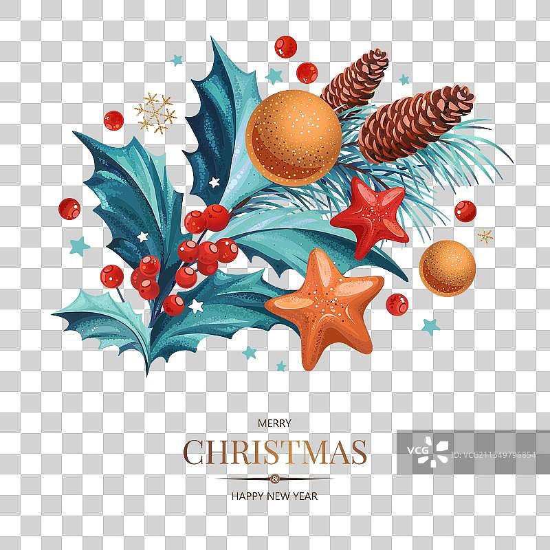 带有圣诞装饰图片素材