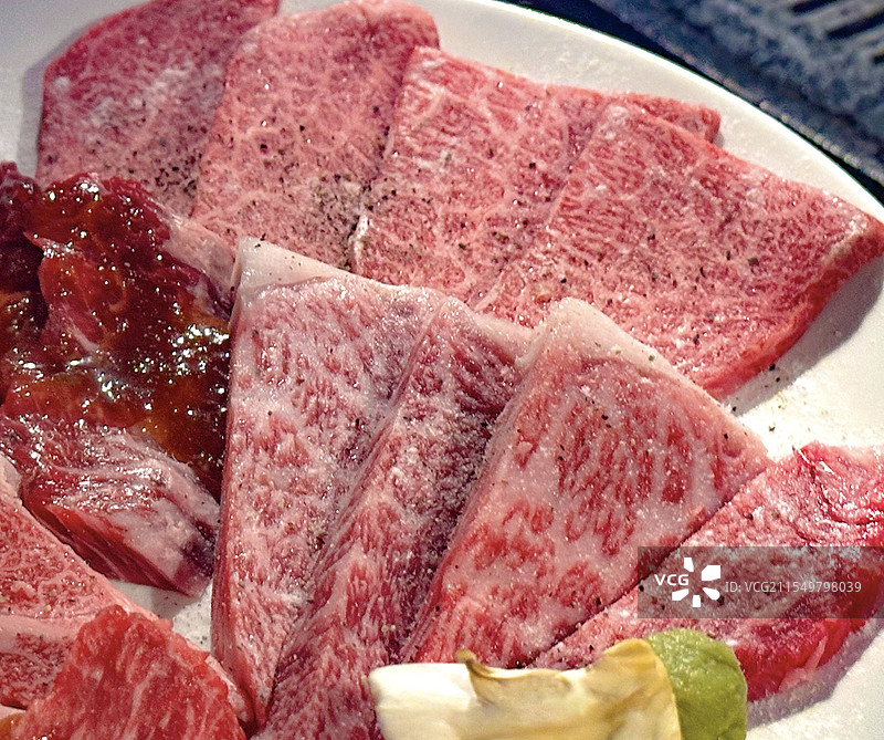 神户牛肉特写图片素材
