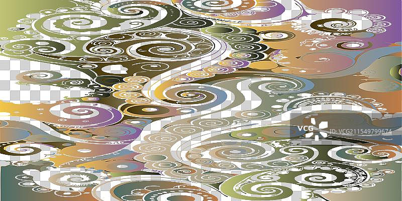 彩色蕾丝的民族花纹背景图片素材