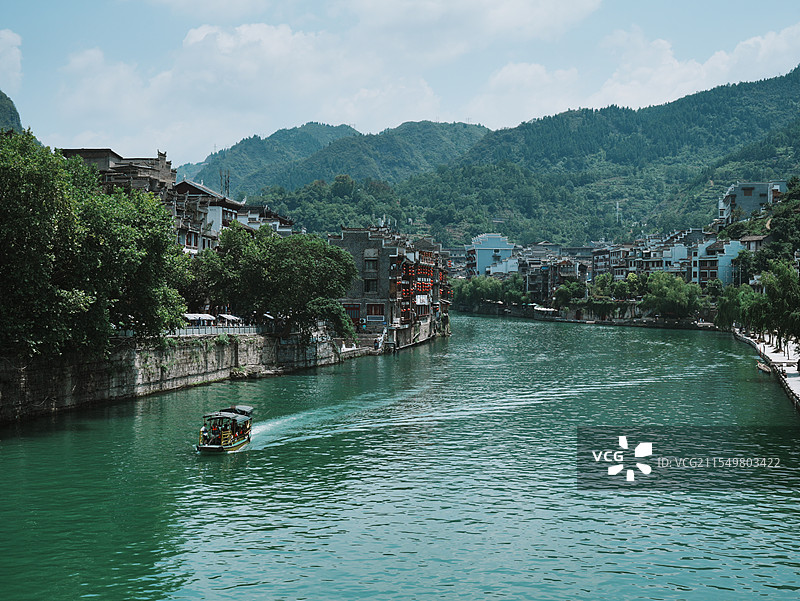 镇远古镇的舞阳河图片素材