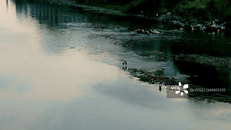 澧水河畔图片素材