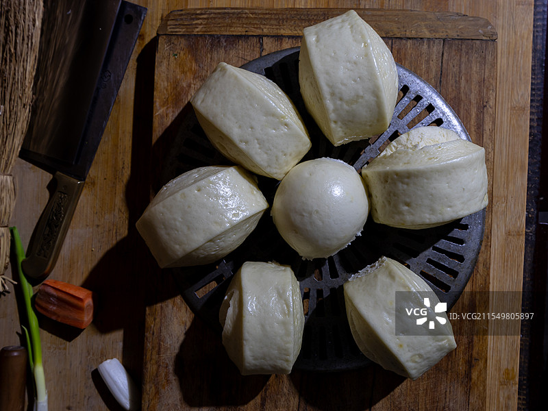 馒头，家常手工馒头图片素材