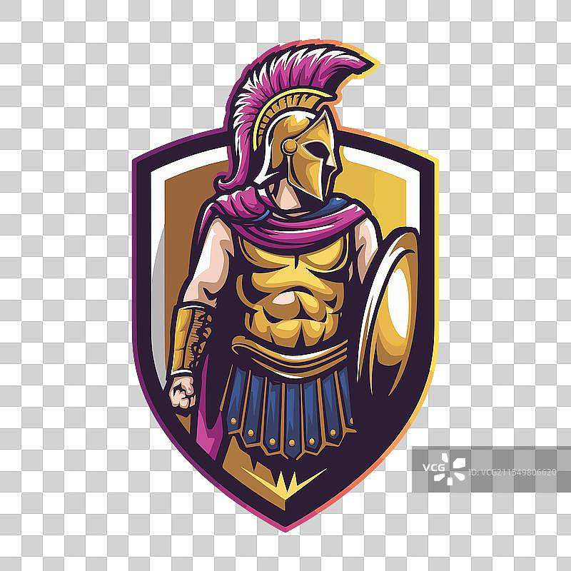 罗马士兵头盔剪贴画标志设计图片素材