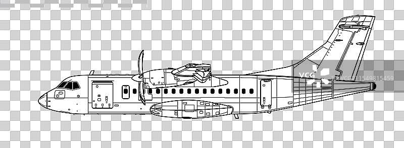 ATR 42-500图片素材