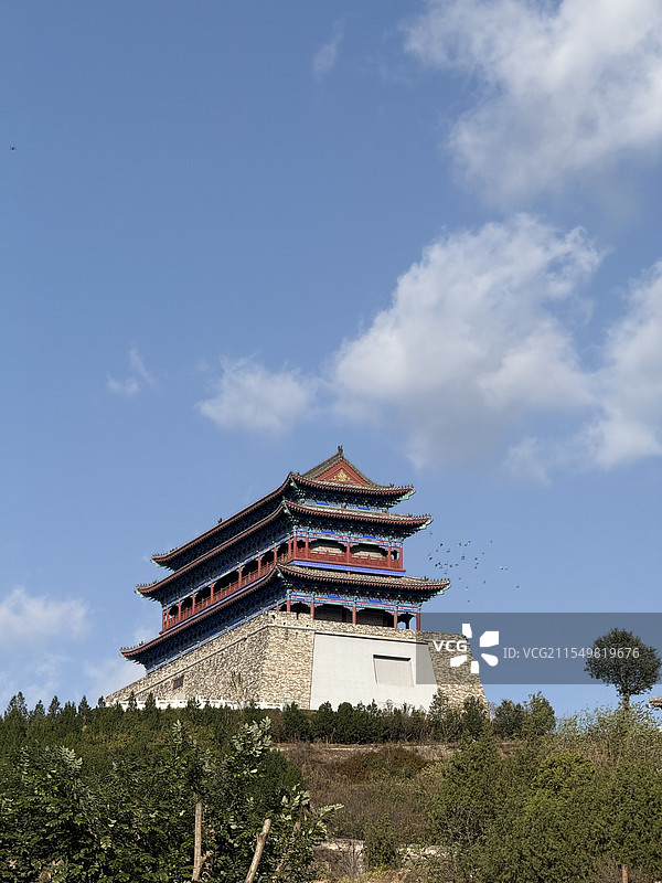 陕西省渭南市潼关县秦东镇潼关古城图片素材