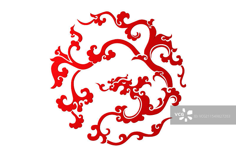 3D中国风牡丹剪纸艺术图片素材