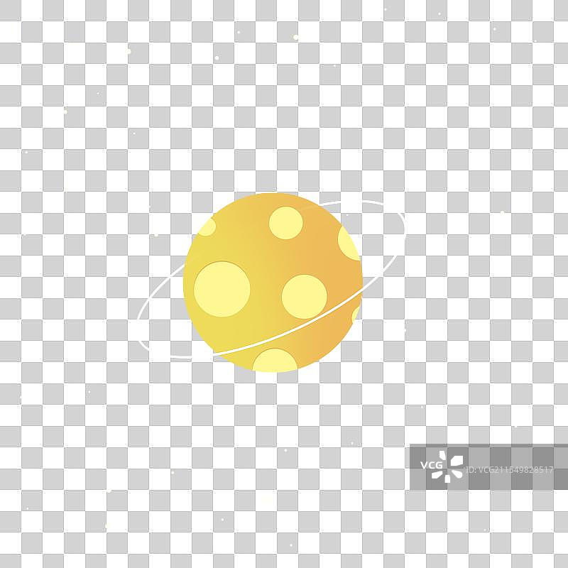 宇宙星球星星卡通手绘插画图片素材