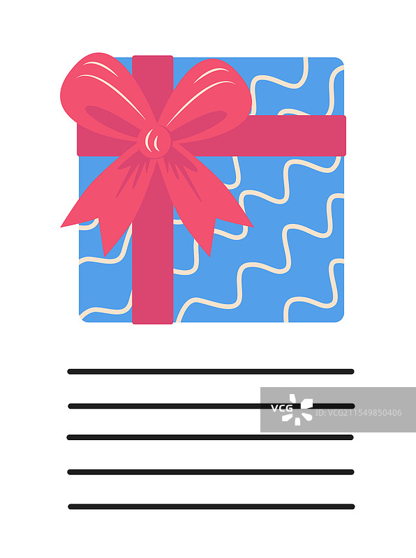 简单的圣诞节和新年贺卡，带有节日气氛图片素材