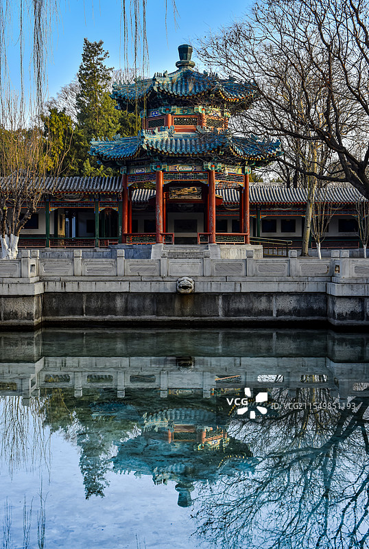 中山公园金鱼长廊图片素材