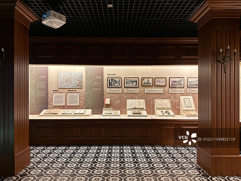 上海土山湾博物馆内部展览图片素材