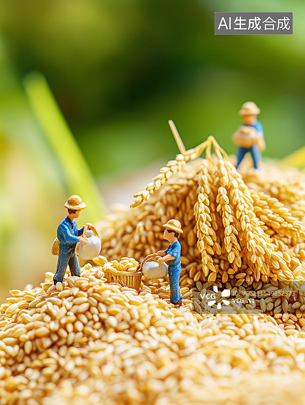 【AI数字艺术】AIGC：丰收的季节，中国农民丰收节图片素材
