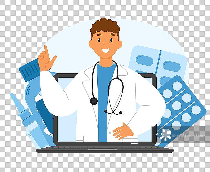 在线医生咨询医生图片素材