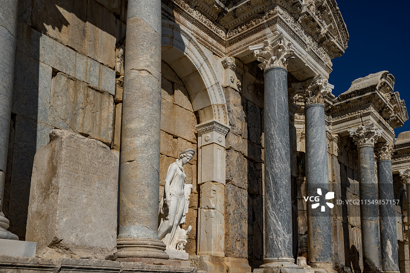 土耳其萨加拉索斯古城Sagalassos图片素材