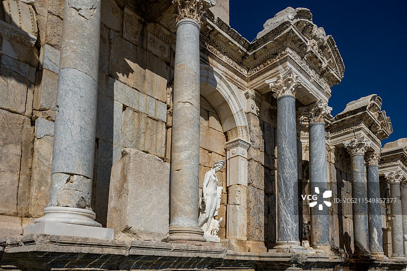 土耳其萨加拉索斯古城Sagalassos图片素材