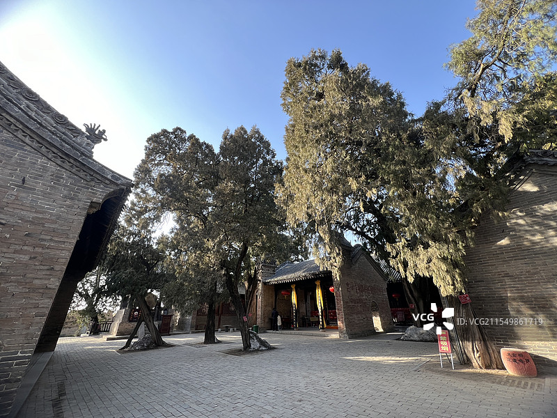 陕西渭南白水仓颉庙景区图片素材