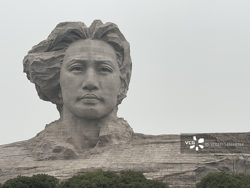 湖南长沙橘子洲头毛主席雕像图片素材