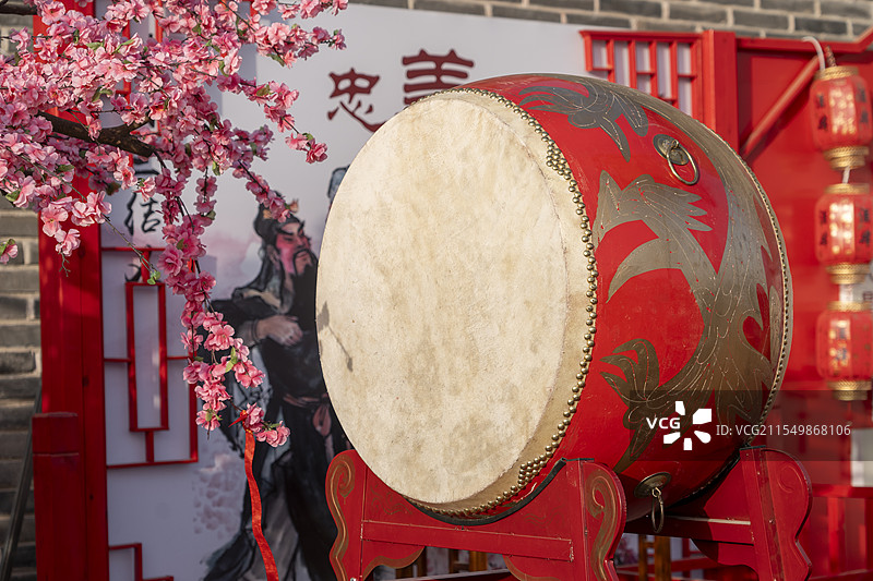 中国传统大鼓图片素材