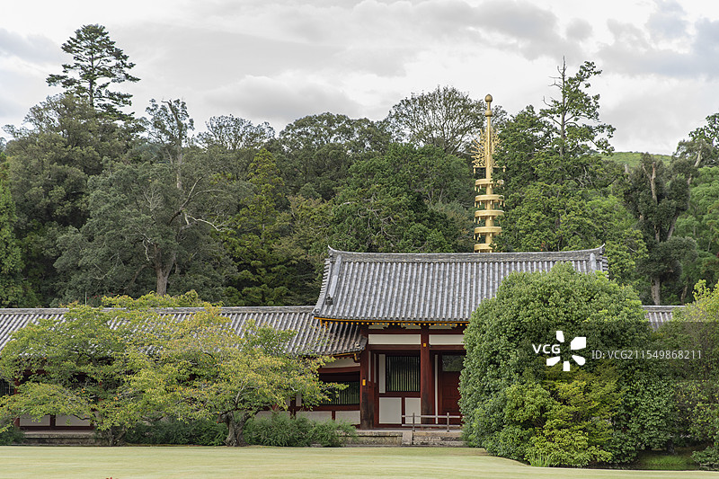 日本奈良东大寺周边古建筑图片素材
