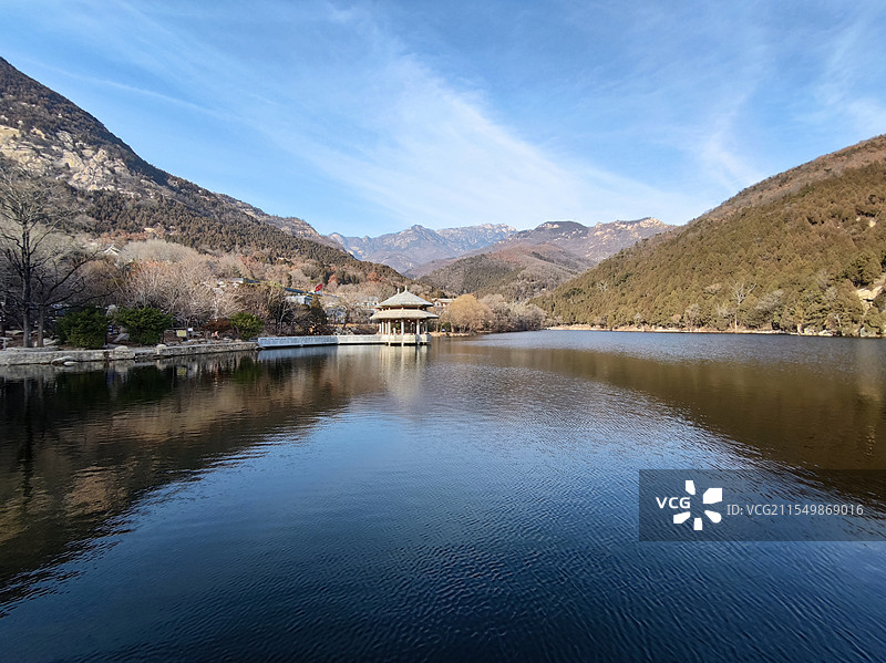 冬天泰山雪景，泰山日出，泰山日落（玉皇顶）图片素材
