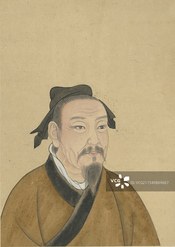 绘画插图，儒教，孔门七十二贤人之，钜平侯，公夏首柰图片素材