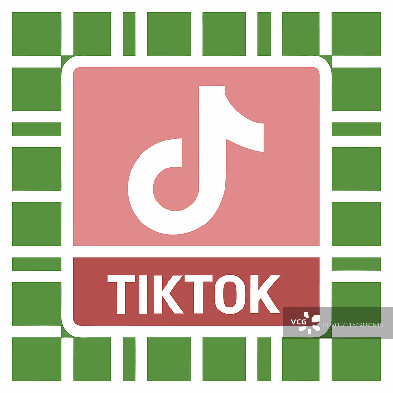 TikTok标志图标艺术设计用于网站图片素材