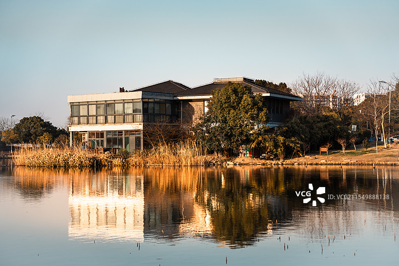 上海祝桥海天湖公园图片素材