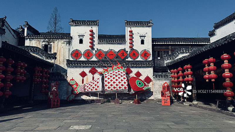 呈坎村图片素材